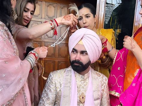 Navjot Singh Sidhu Son Karan Marriage Photos Bride Inayat Daughter