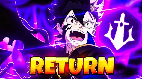 Black Divider Asta Is Finally Returning Black Clover Mobile Youtube