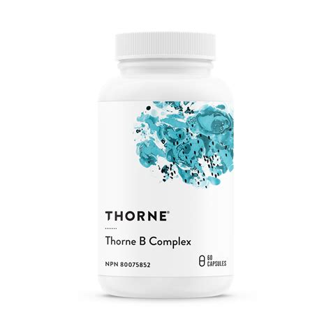 Thorne B Complex 60 Capsules Thorne Research - Bodycrafters