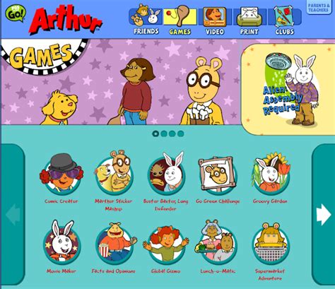Tech Coach Arthur Games