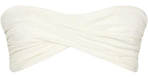 Johanna Ortiz Sea Sprite Bikini Top In White Lyst