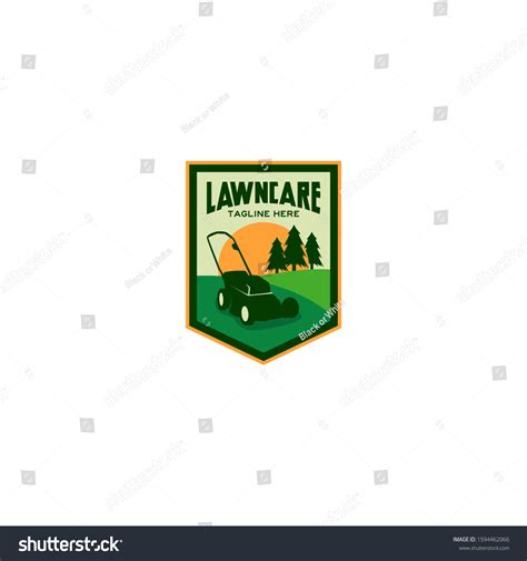 Lawn Care Service Logo Design Vector Stock Vector (Royalty Free ...