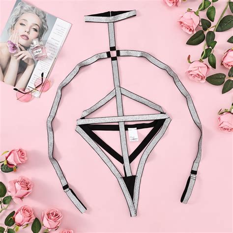 Generic Ins2025 Binding Lace Stitching Halter Binding Sexy Lingerie