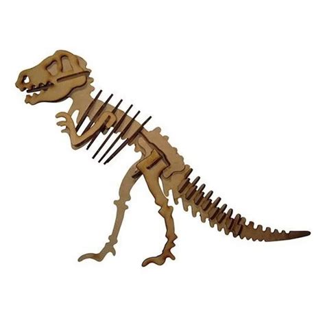 Brinquedo Quebra Cabe A D Dinossauro Tiranossauro Rex Mdf Envio Em H