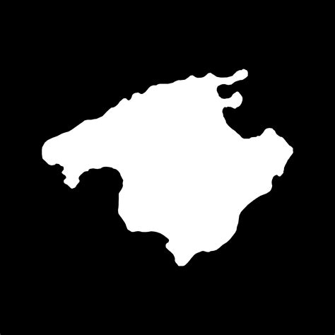 Mallorca map, Spain region. Vector illustration. 12935227 Vector Art at