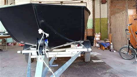 лодка из пнд, Берш-400 с консолью - YouTube