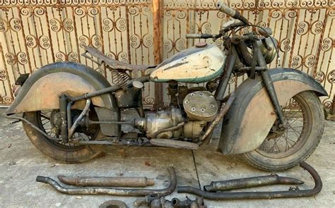 Museum Piece 1942 Indian 841 Barn Finds