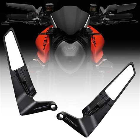 PAR DE ESPEJOS ALERON NAKED UNIVERSAL Store Biker