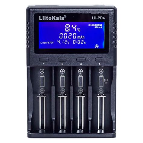 Универсальное зарядное устройство Liitokala Li-PD4 Li-Ion 18650 Ni-MH ...