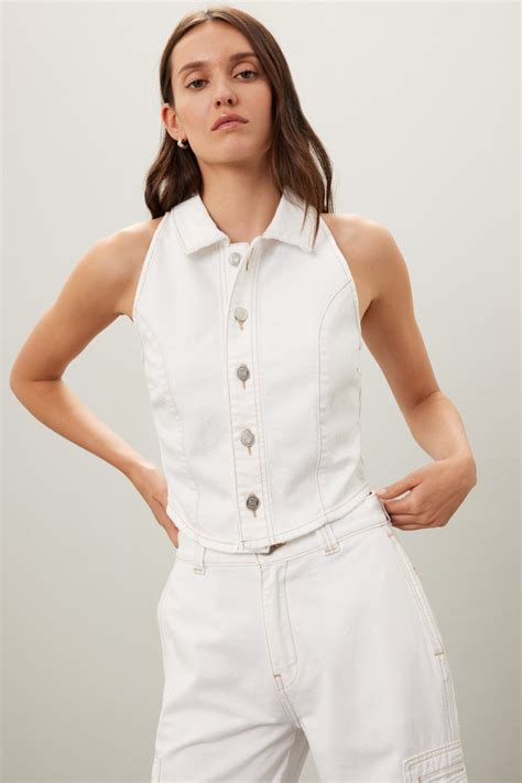 Halter Vest Jacket By Hudson Rent The Runway