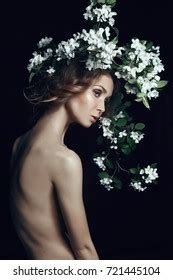 Art Beauty Portrait Nude Woman On Stock Photo Shutterstock