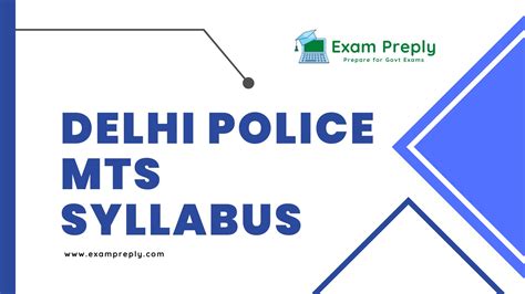 Delhi Police Multi Tasking Staff Mts Syllabus Exam Pattern Exam Preply