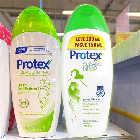 ENCERRADO Sabonete Íntimo Líquido Protex Cuidado Íntimo Fresh