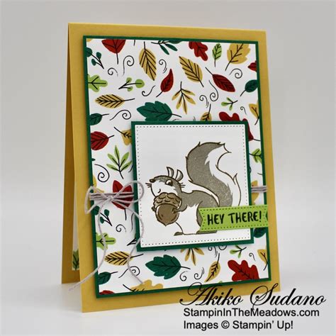 Stampin Up Nuts About Squirrels Card Stampin In The Meadows