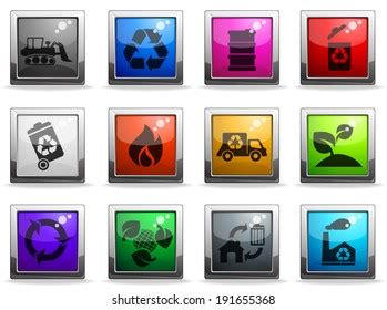 Recycle Symbols Stock Vector (Royalty Free) 191655368 | Shutterstock