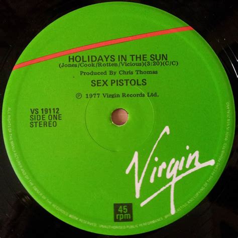 Sex Pistols Holidays In The Sun Footscray Records We Buy Sell And Trade Vinyl Records