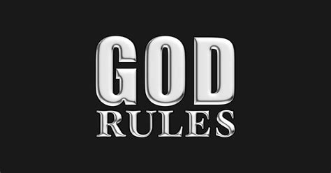 Jesus Christ God Rules God Rules Christian T Shirt Teepublic