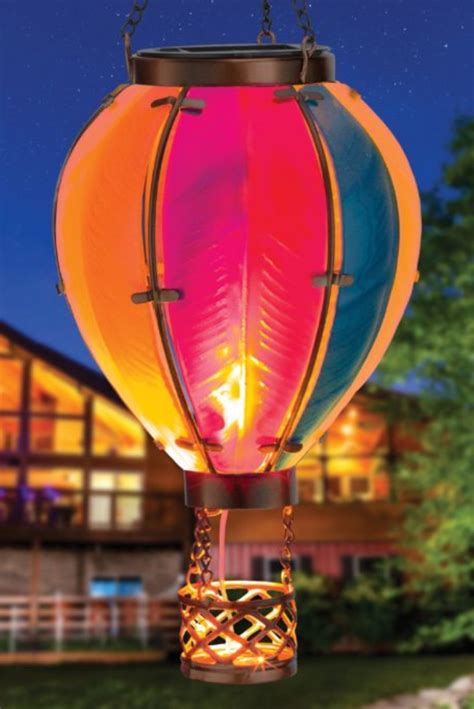 Hot Air Balloon Solar Lantern SM Rainbow Kettey S Beauty LLC
