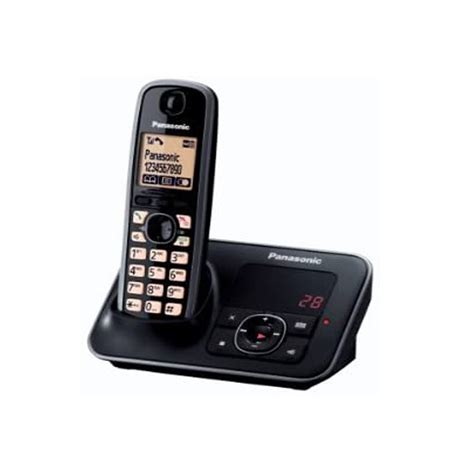 טלפון אלחוטי PANASONIC תפריט בעברית +משיבון דגם:KX-TG6521 – Tel-Dan