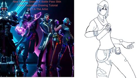 New Fortnite Season X 10 Battle Pass Skin How To Draw Fortnite Season