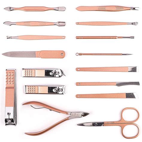 original  pcs facial care manicure pedicure tools kit hyper sharp