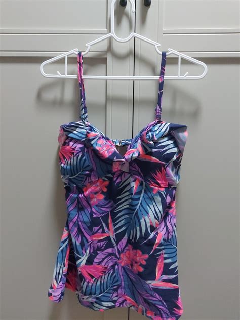 Roxy Tankini Bikini Swimming Costume Swimsuit Women S Fashion Swimwear Bikinis Swimsuits On