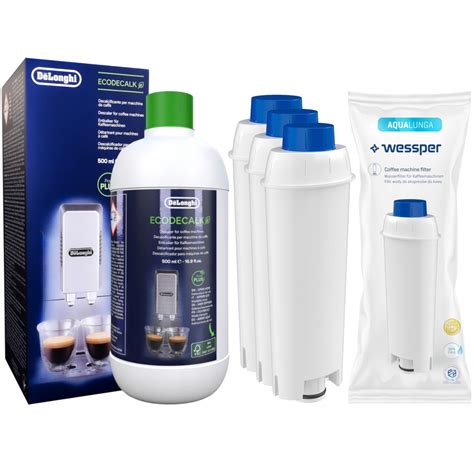 Kit Intretinere Espressor Wessper 3 X Filtru Apa Solutie