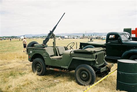 Jeep With Machine Gun Mounted 2006 Wings Over Wairapa A S Flickr