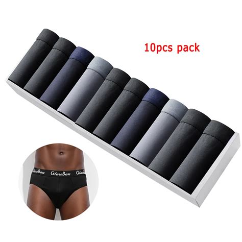 Paquete De 10 Piezas Ropa Interior Sexy Gay Para Hombre Calzoncillos De