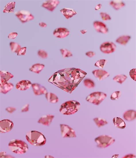 Pink Diamond Background Images