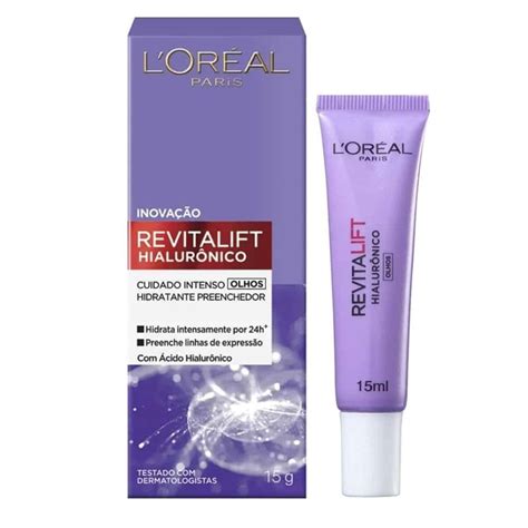 Creme Para Olhos Anti Idade L Or Al Paris Revitalift Hialur Nico G