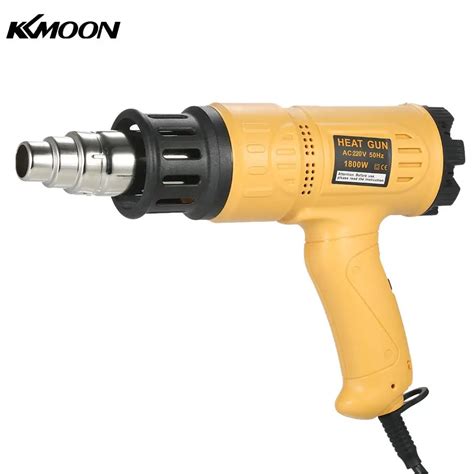 Kkmoon W Industrial Hot Air Gun Adjustable Temperature Speed Hot Heat Shrink Blower Tool