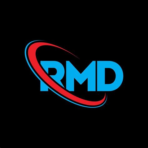 logotipo de rmd letra rmd diseño del logotipo de la letra rmd