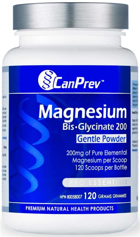 Canprev Magnesium Bis Glycinate Powder G High Absorption Formula