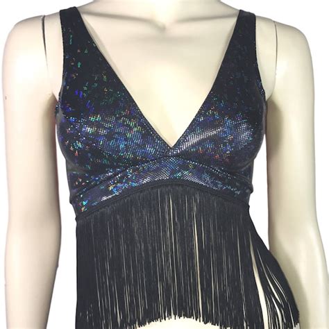 Fringe Bikini Top Etsy
