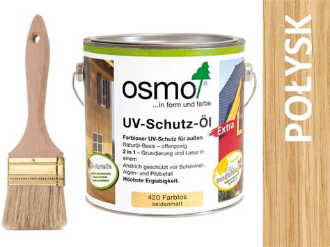 Lakier Osmo Olej Ochronny Uv Bezbarwny Połysk 420 750ml Opinie i ceny