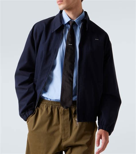 Silk tie in black - Prada | Mytheresa