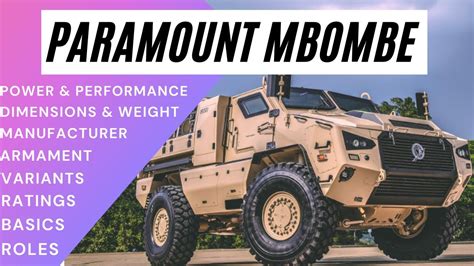 paramount mbombe  specifications     youtube
