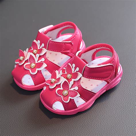 Atoguta Baby Girls Sandals Summer Princess Shoes Infant First Walking