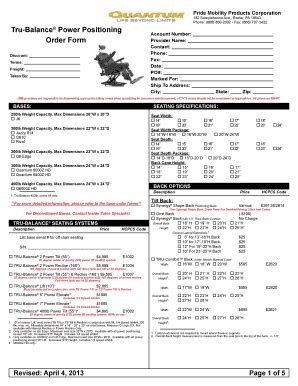 Fillable Online Wrangler Wheel Scooter Order Form Pride Mobility