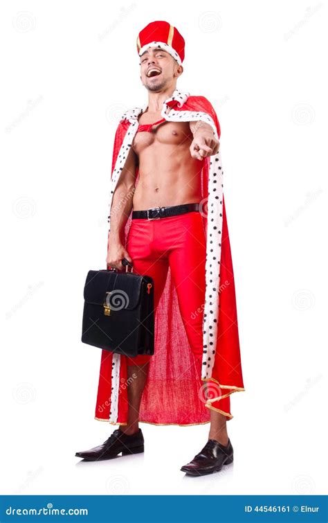 Naked King Businessman Stock Image Image Of Business 44546161