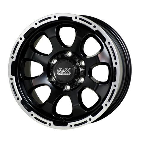 HOT STUFF マッドクロス グレイス ホイール 本 x H セミグロスブラック リムポリッシュ エスクリエイト 通販 Yahoo ショッピング