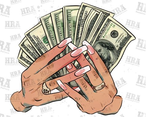 Female Hands Holding Money Png Sublimation Design Female Hands Png