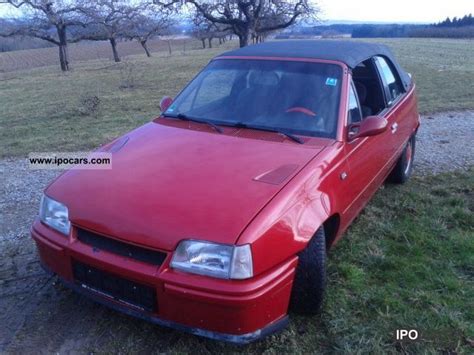 1993 Opel Kadett E convertible Edition - Car Photo and Specs