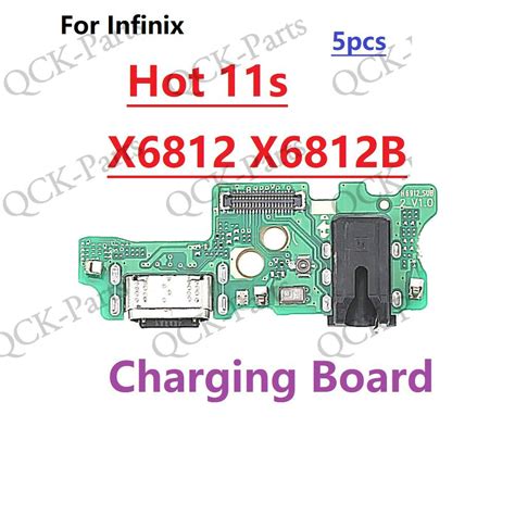 Porta De Carregamento USB Plug De Dock Tomada Conector Cabo Flexível Para Infinix Hot 11s USBx