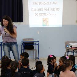 Educa O Infantil Do Instituto Can O Nova Promove A Campanha Gesto