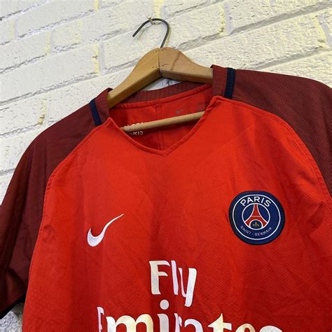 Vintage Nike Psg Fly Emirates Jersey Condition Good Depop