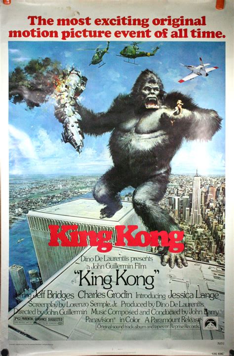 KING KONG, 1976 Original movie poster - Original Vintage Movie Posters