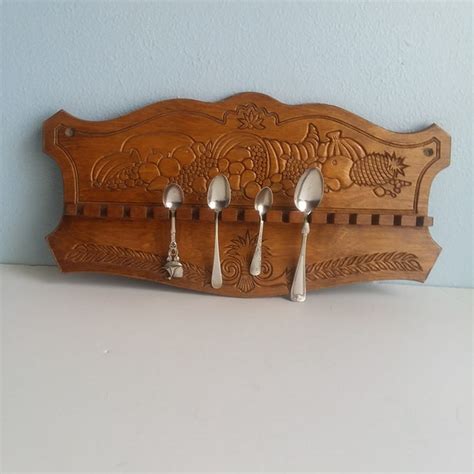 Wall Mount Spoon Holder - Etsy