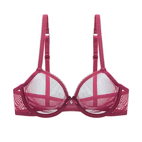Ultra Thin Womens Bras Tops Mesh See Through Surprise Sexy Lingerie Brassiere Bh Ebay